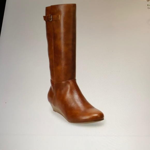 So knee high boots brown sleek - Picture 1 of 12